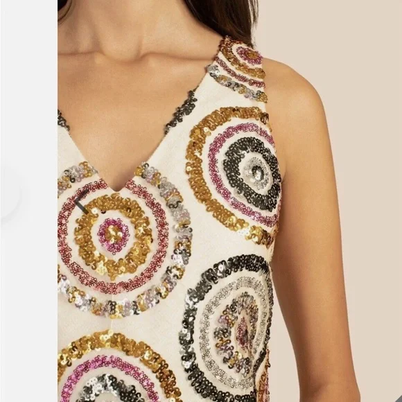 Sequined Trina Turk Party Dress - Picture 5 of 8